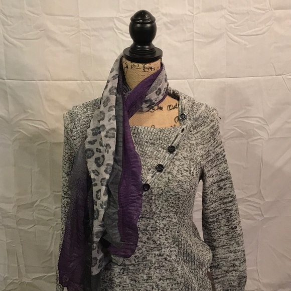 Face mask NWT leopard animal print black silver - Picture 5 of 6